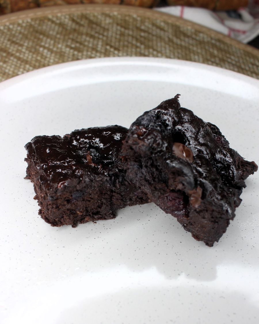 Blueberry brownie